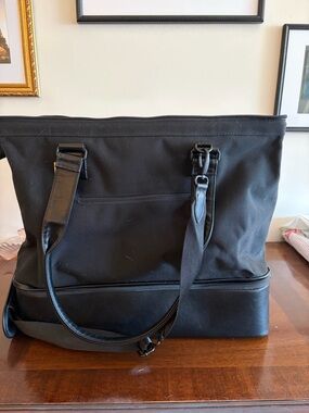 BEIS black weekender bag
